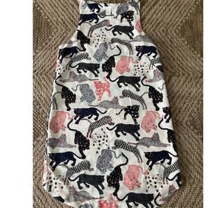 H&M Big Cat print Size 6 Sleeveless dress casual bold